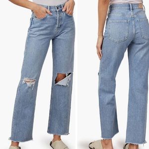 The Topanga High Waist Straight Leg Jeans